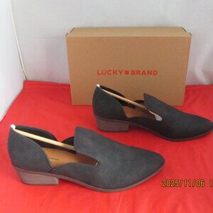 LUCKY BRAND Mizina Faux Leather Shooties $99 - US Size 10 - Black - 1404
